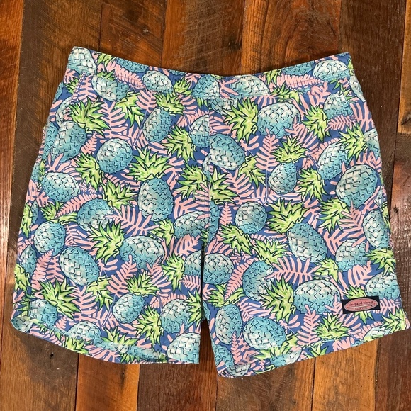 Vineyard Vines Print Board Shorts Swim Trunks Men’s Size Medium 3 Pair - Picture 5 of 16